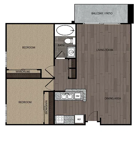 Floor plan The Island