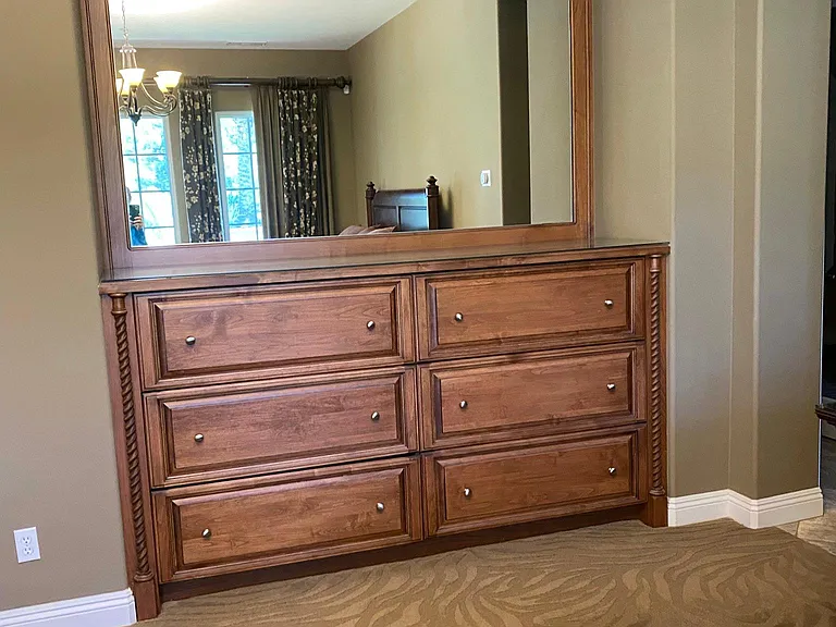 Buit in Master Bedroom Dresser
