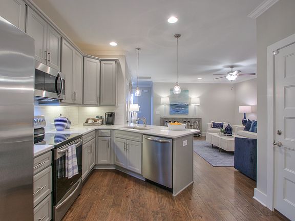 The Monterey Kitchen Living This is a model representation, not the actual home