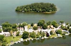 Birdseye view of our street.