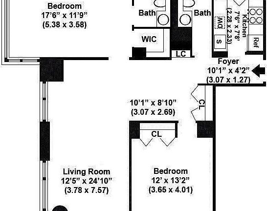 2nd image of 350 W 50th St APT 9E