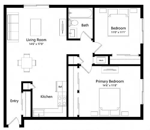 Floor plan B10-P