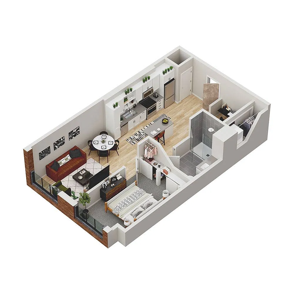 Floor plan A6 - East