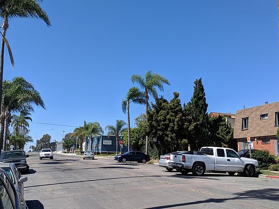 North Park Community Park (including tennis courts, baseball fields, soccer fields, and everything else) a short 1/2 block walk to the north.