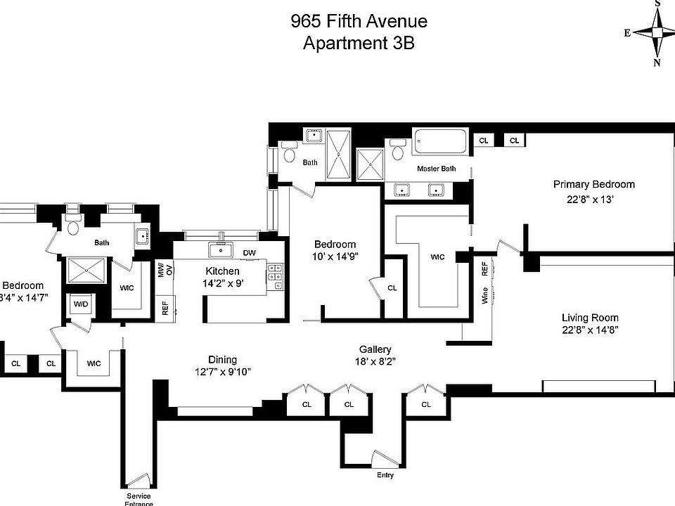 1st image of 965 5th Ave APT 3B
