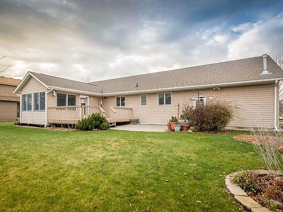 Half acre lot with plenty of green space for backyard privacy.