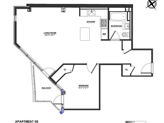 2nd image of 156 Beekman St #5B