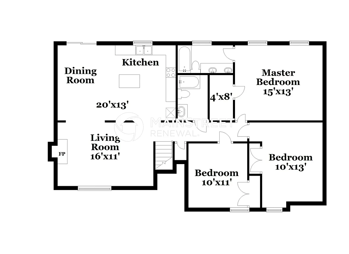 Floor Plan - 404 192nd St