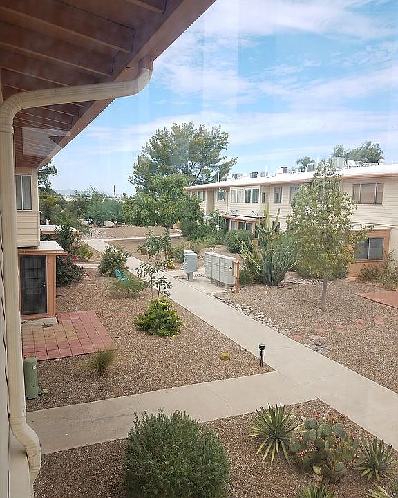 View from enclosed patio