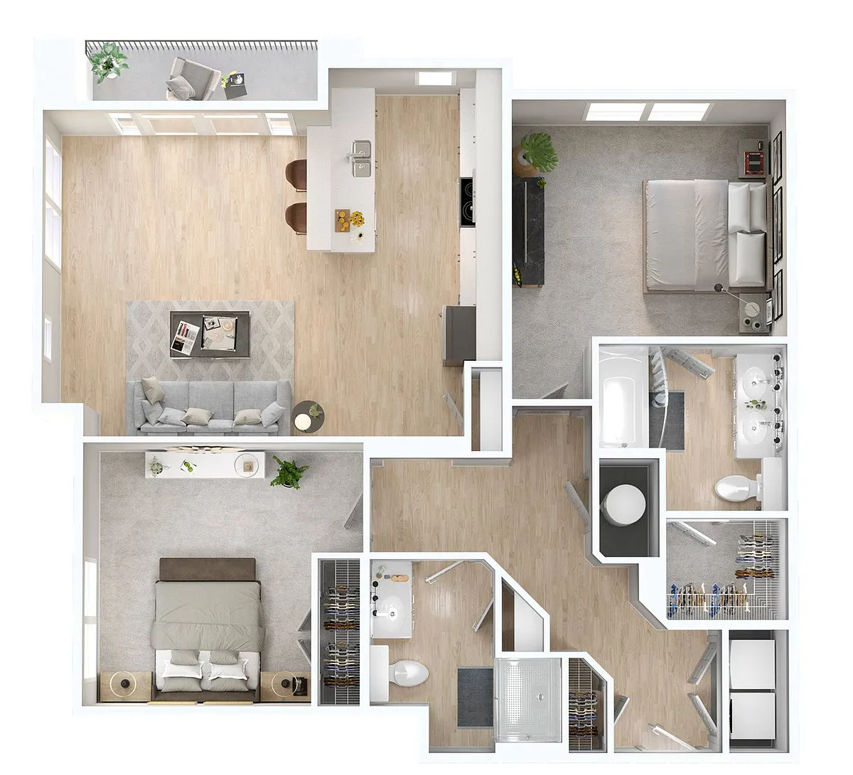 Floor plan B2