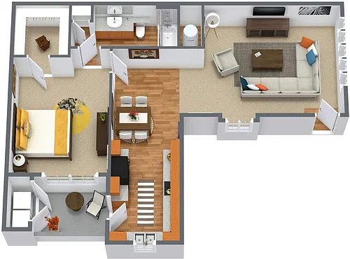 Floor plan Paris 11B