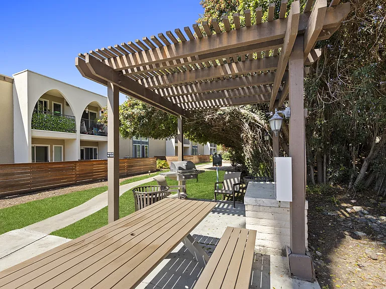 Covered Outdoor Grilling Stations at Veranda La Mesa in La Mesa, CA 91942