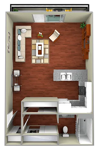Floor plan Studio