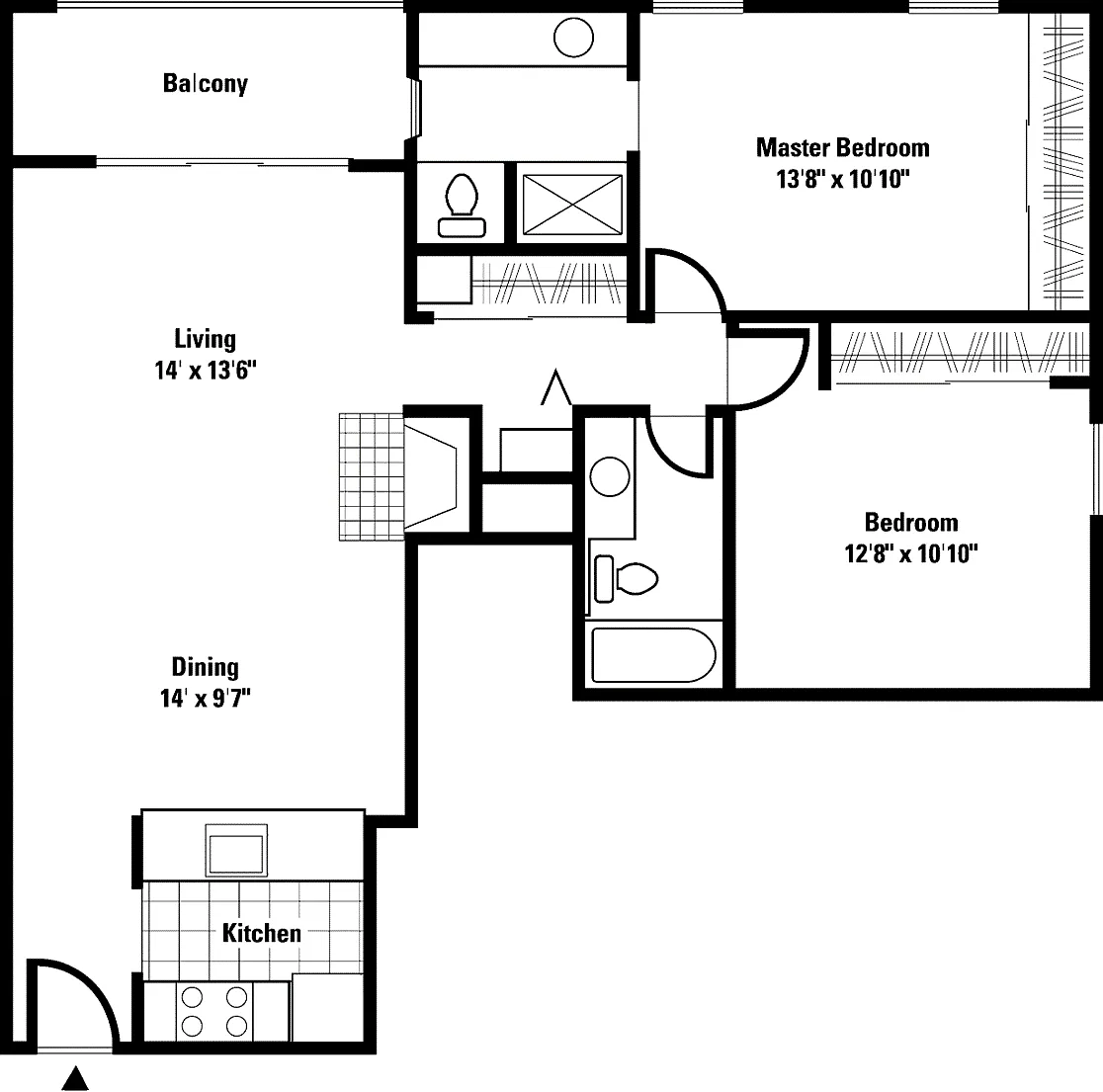 Floor plan Ponderosa