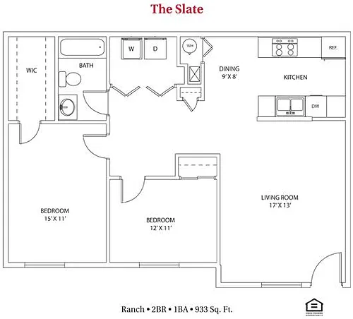 Floor plan The Slate