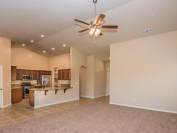 open living room and kitchen