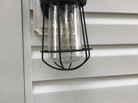 Front door light fixture