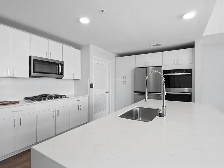 Gas-lit stove in our penthouse homes