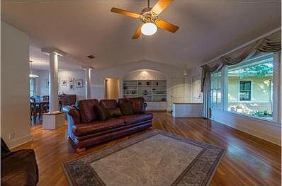 Sun-filled living room