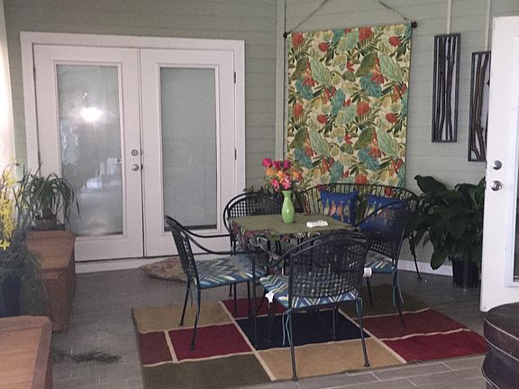 Enjoy outside in sunroom 
