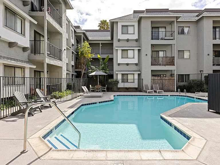 Cool off with a refreshing swim steps from home.