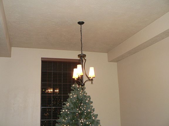 Living area tray ceiling