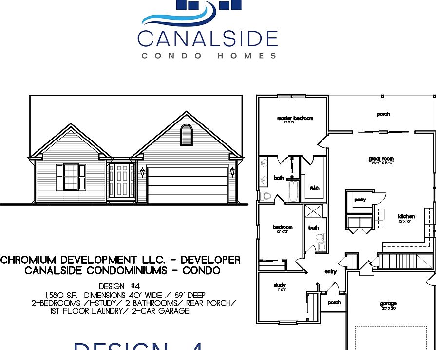 Design 4 Plan, Canalside Condo Homes, Brockport, NY 14420 Zillow