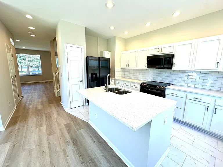 Remodeled Kitchen with New Stainless Steel Appliances
