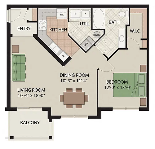 Floor plan Lancaster