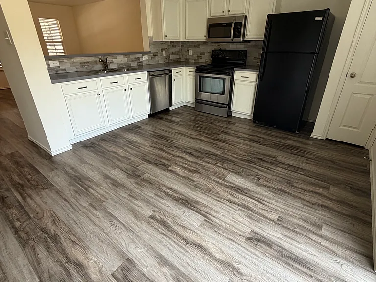 Kitchen, dining area
