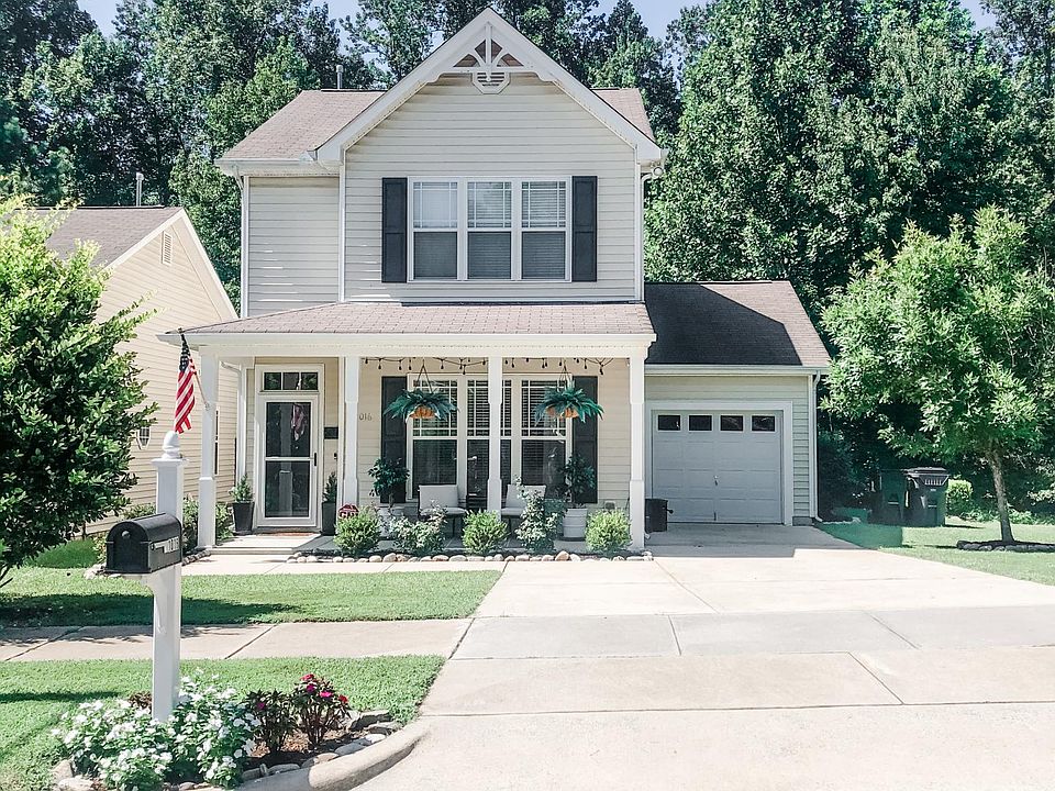 The house is on a corner lot is beautiful landscaping and lots of privacy.