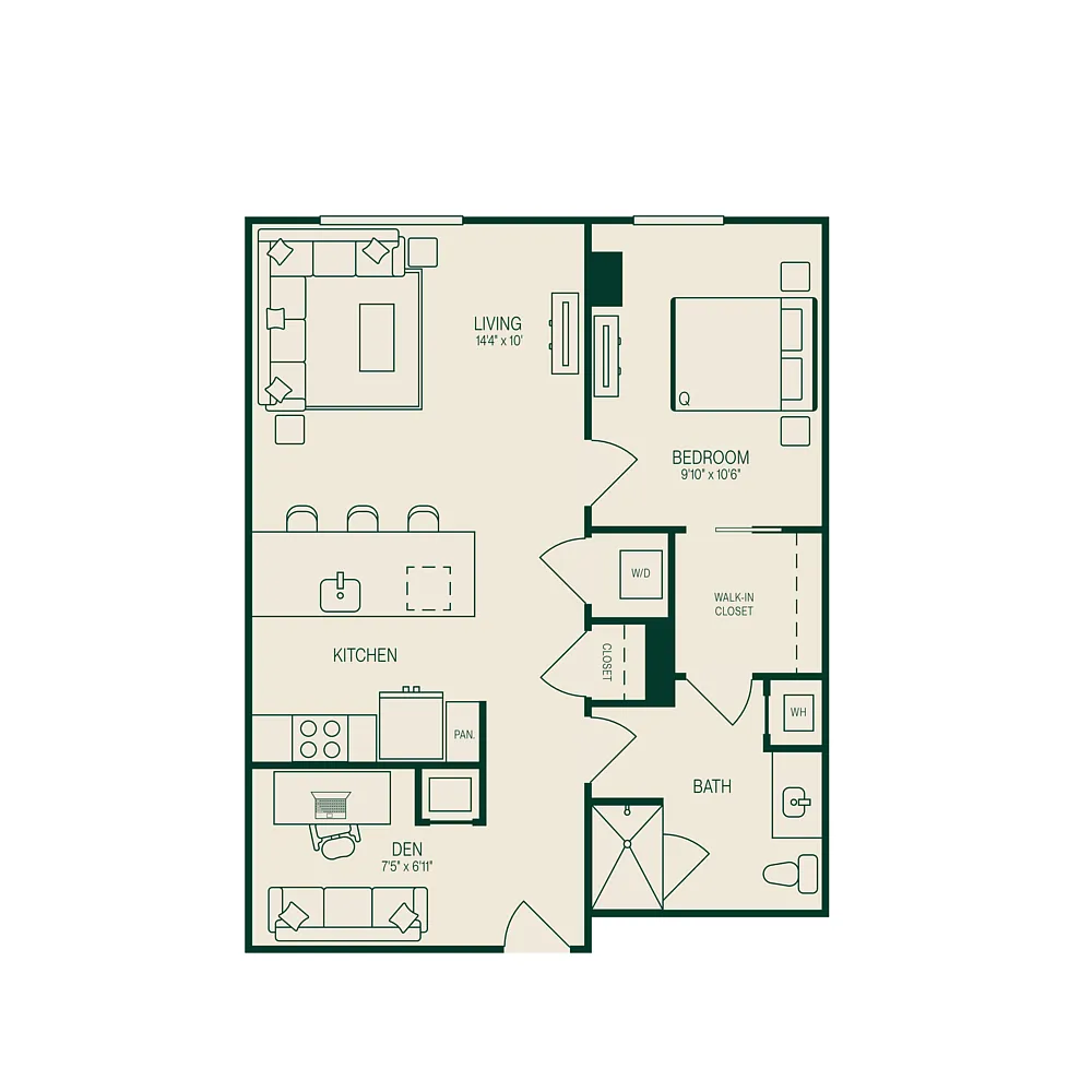 Floor plan A5.Den