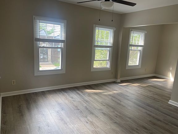Living room and office space