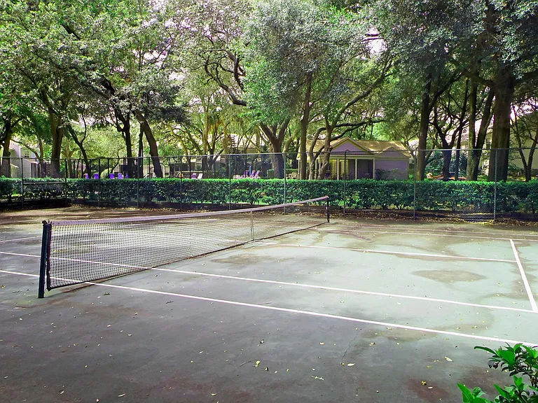 Community Tennis court.