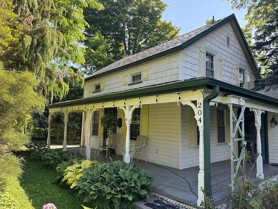 front of house, large porch