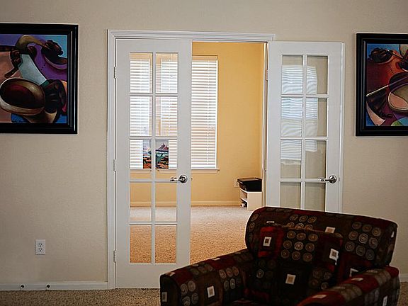 Entrance into flex room, could be used as an office, media room, play room, gym...