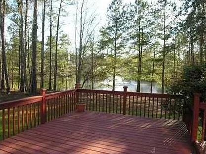 Lake view from the deck.