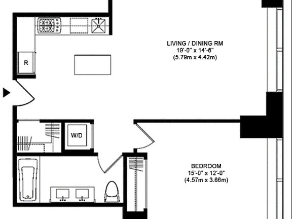 2nd image of 75 Wall St APT 18N