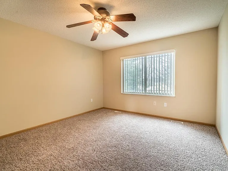 Versatile second bedrooms are perfect for guests or at-home office spaces.