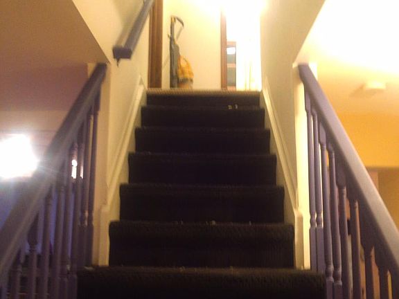 upstairs