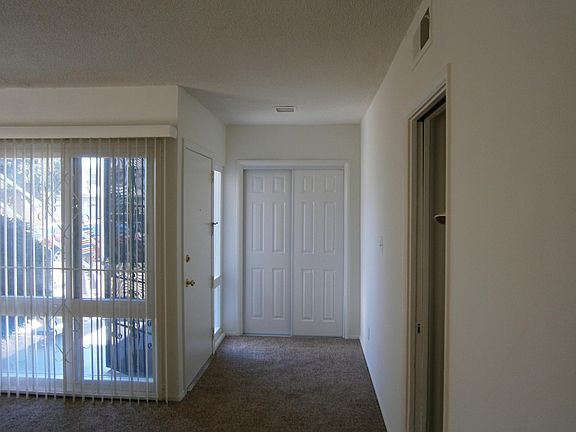 Front door with closet