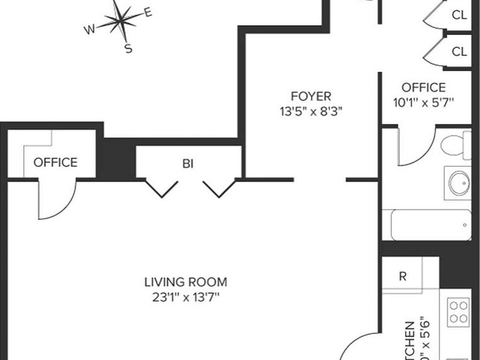 2nd image of 340 W 57th St APT 9E