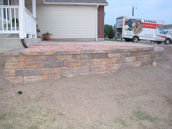 New Retaining wall
