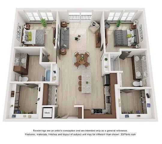 Floor plan B3