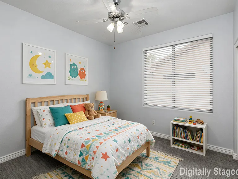Staged additional bedroom #1