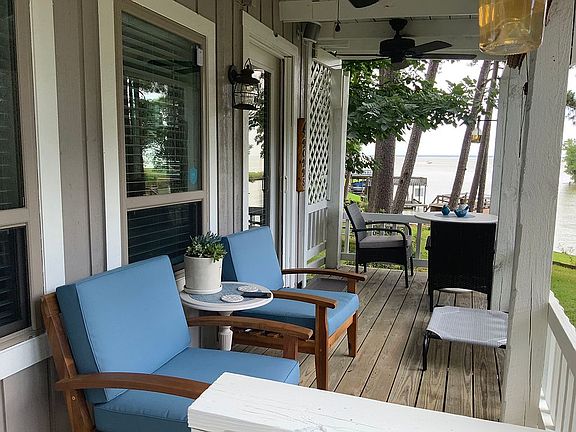Lake view porch