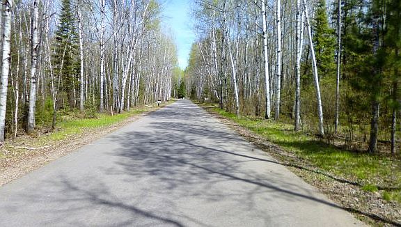 Road view looking North