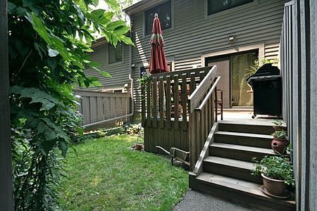 Back yard and deck