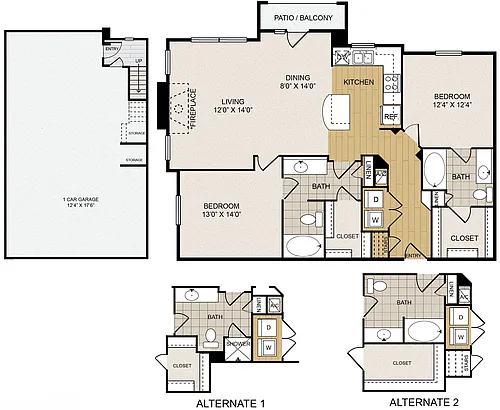 Floor plan B2 Garage