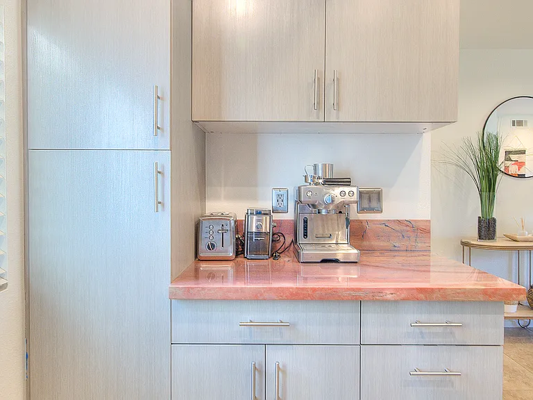 Kitchen cabinetry with lots of storage